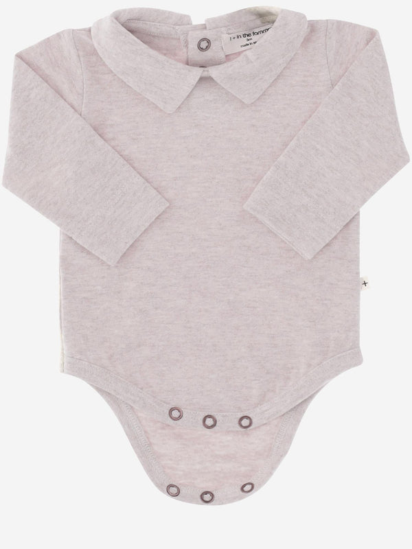 Bodysuit Stretch Cotton Blend Light Pink Babygrow Sets