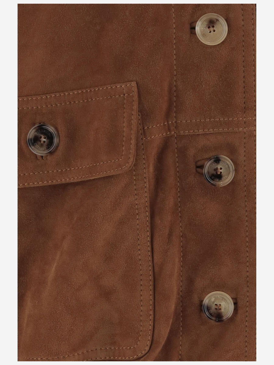 Leather Jacket Lambskin Brown