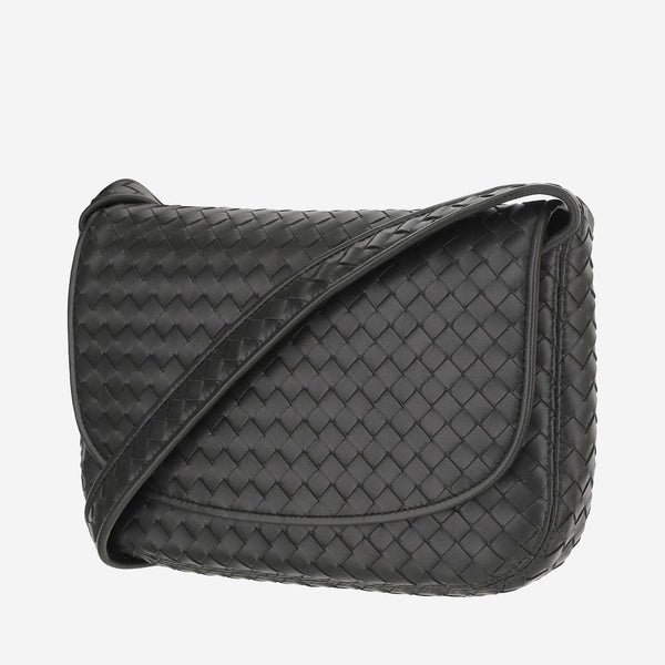Leather Messenger Bag Dark Green Lambskin Shoulder