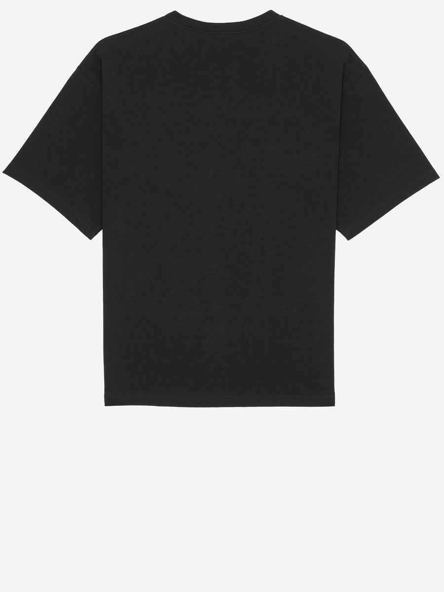 Cotton T-Shirt With Logo Black T-shirts