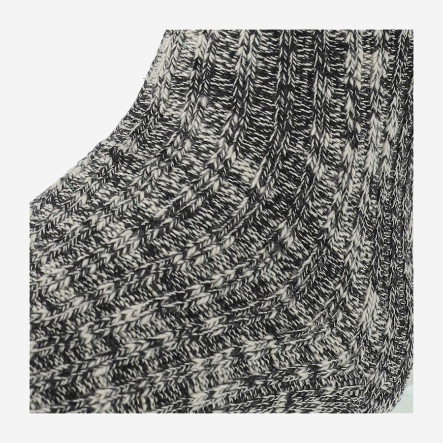 Cotton Slub Socks Gray
