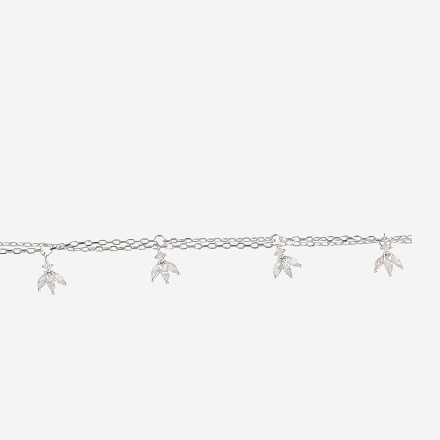 Bracelet Magnolia Silver Metal