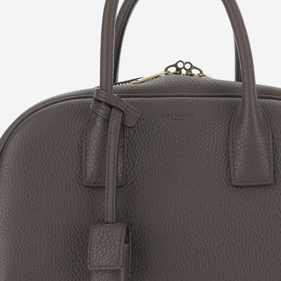 Hammered Leather Shoulder Bag Pinecone