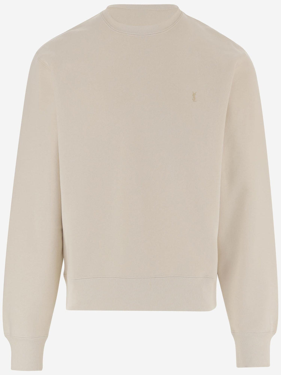 Cotton Sweatshirt Ivory Sweatshirts