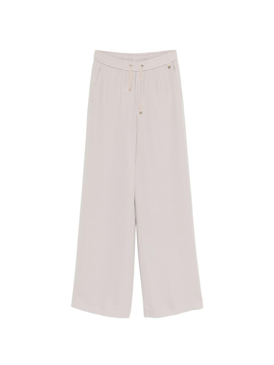 Trousers White Polyester