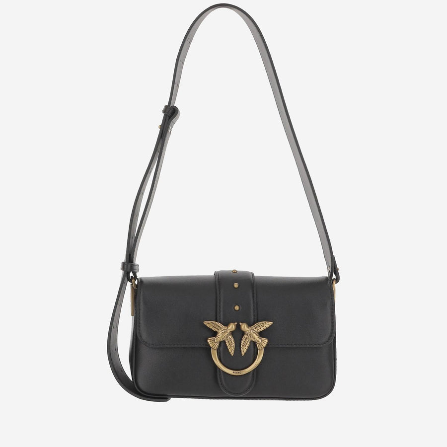 Mini Leather Bag Black Shoulder