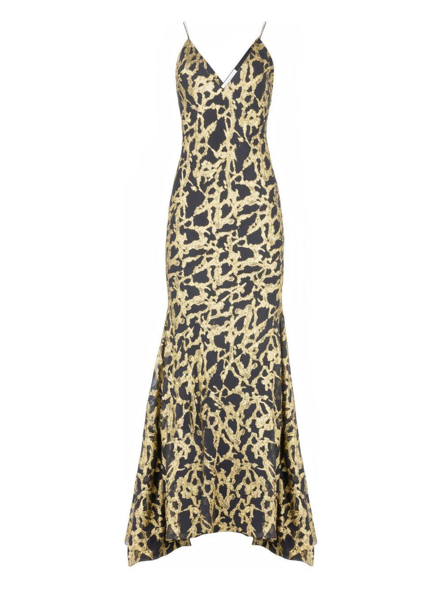 Dress Gold Silk
