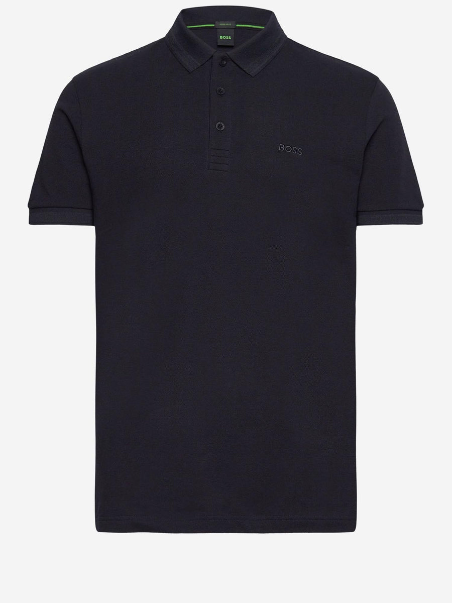 Polo Shirt Cotton Piqué Navy