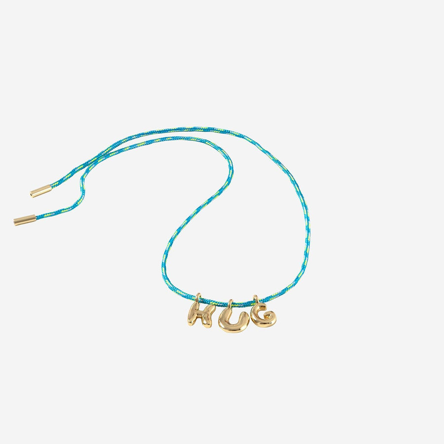 Necklace Fabric And Metal Multicolour