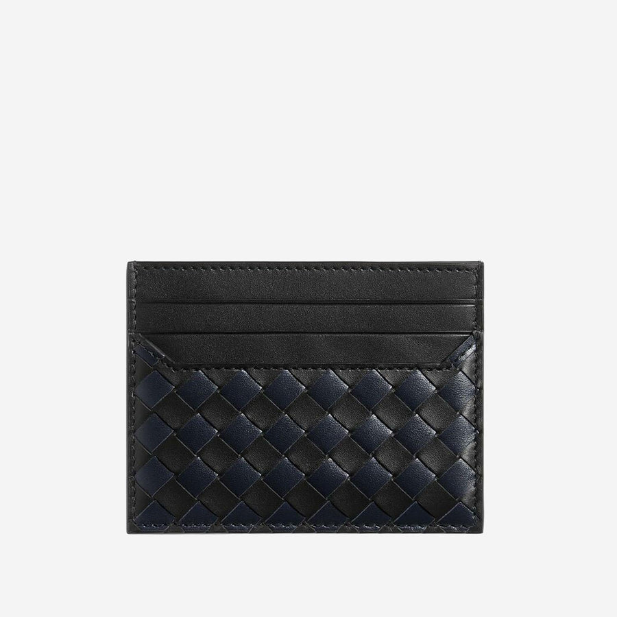 Leather Card Holder Woven Calfskin Multicolour Wallets & Cardholders
