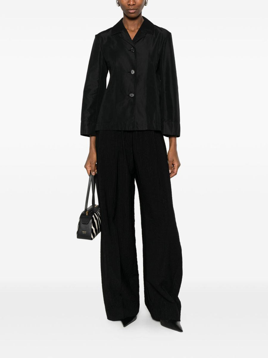 Blazer Nina Black Cotton Jacket