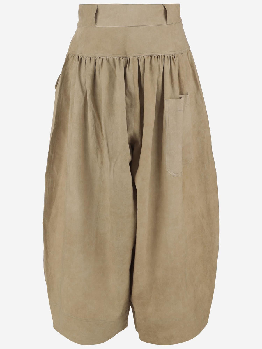 Jeans Linen-Mix Beige