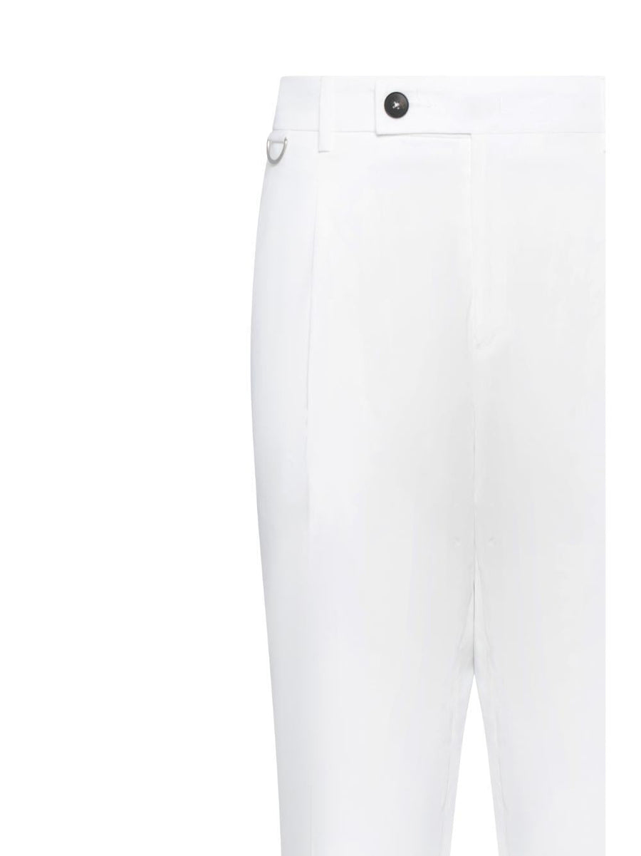 Trousers White Cotton