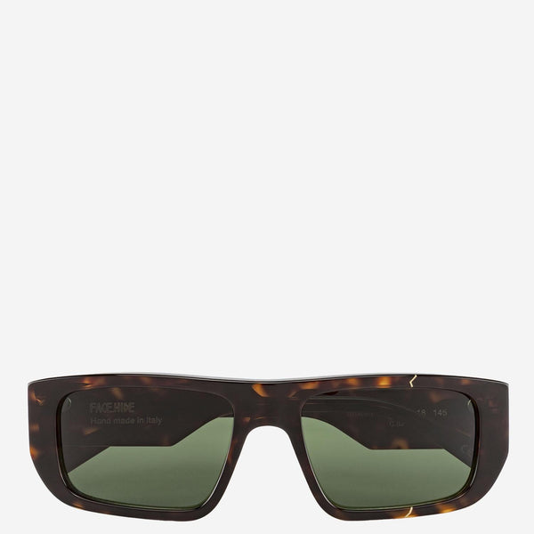 Vision Cosmo Sunglasses With Logo Brown Acetate
