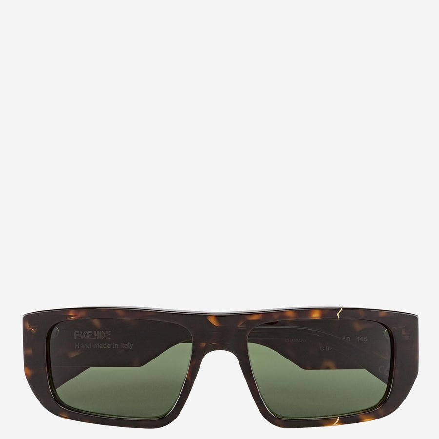 Vision Cosmo Sunglasses With Logo Brown Acetate