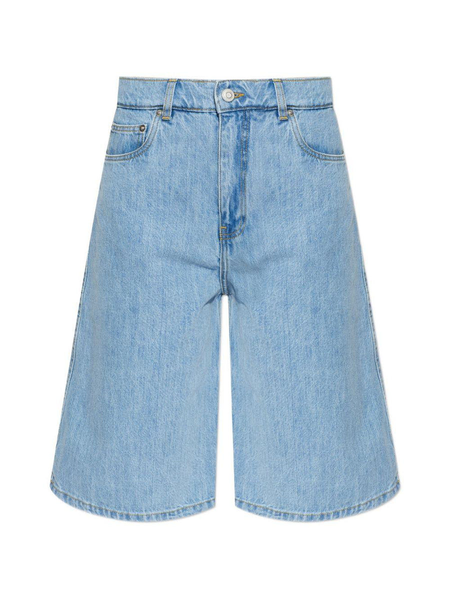 Shorts Light Blue Cotton