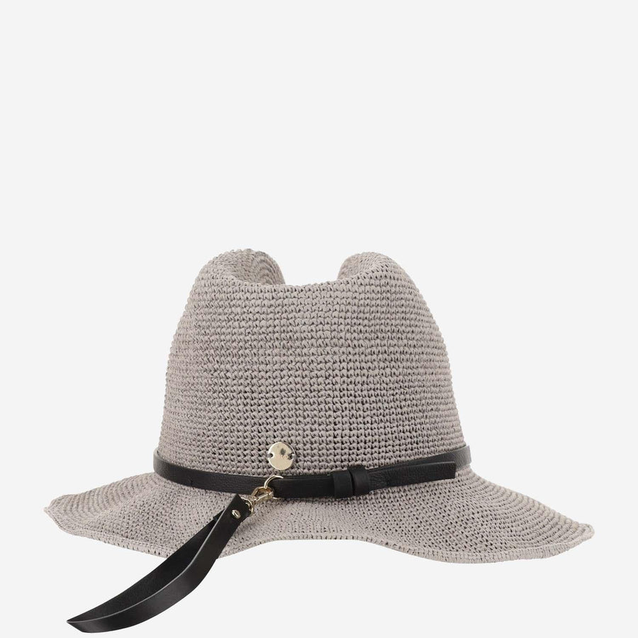Paper Hat With Logo Gray
