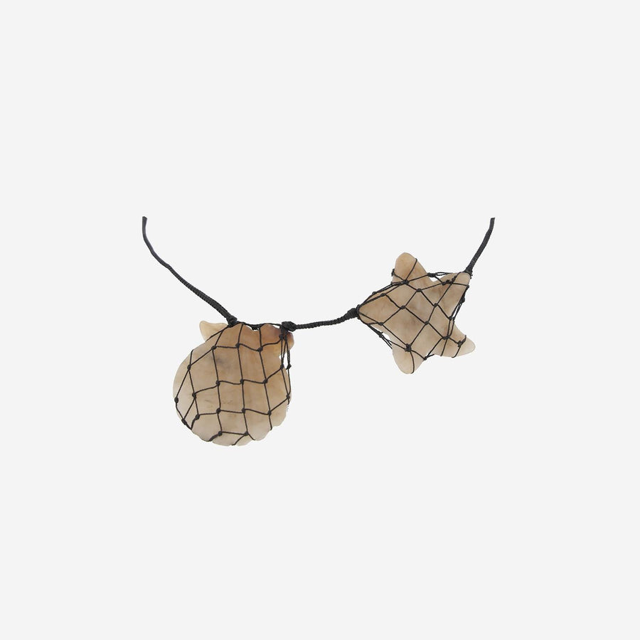 Necklace Wrapped Reef Alabaster Natural