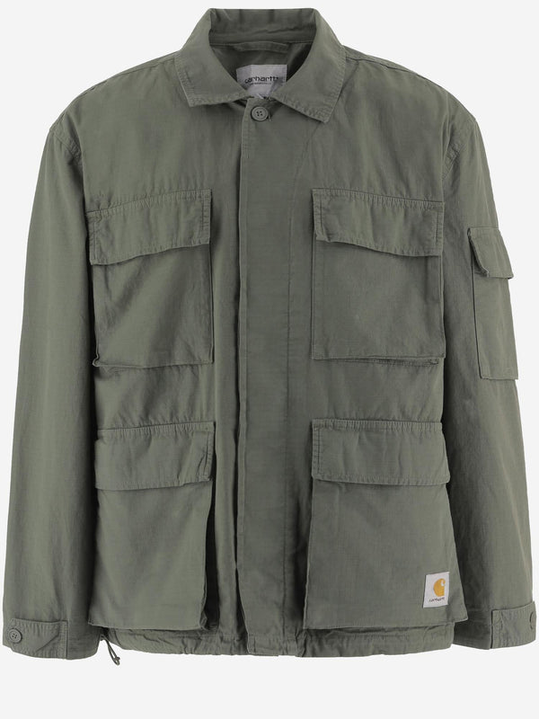 Cotton Jacket Military Green Columbia Ripstop