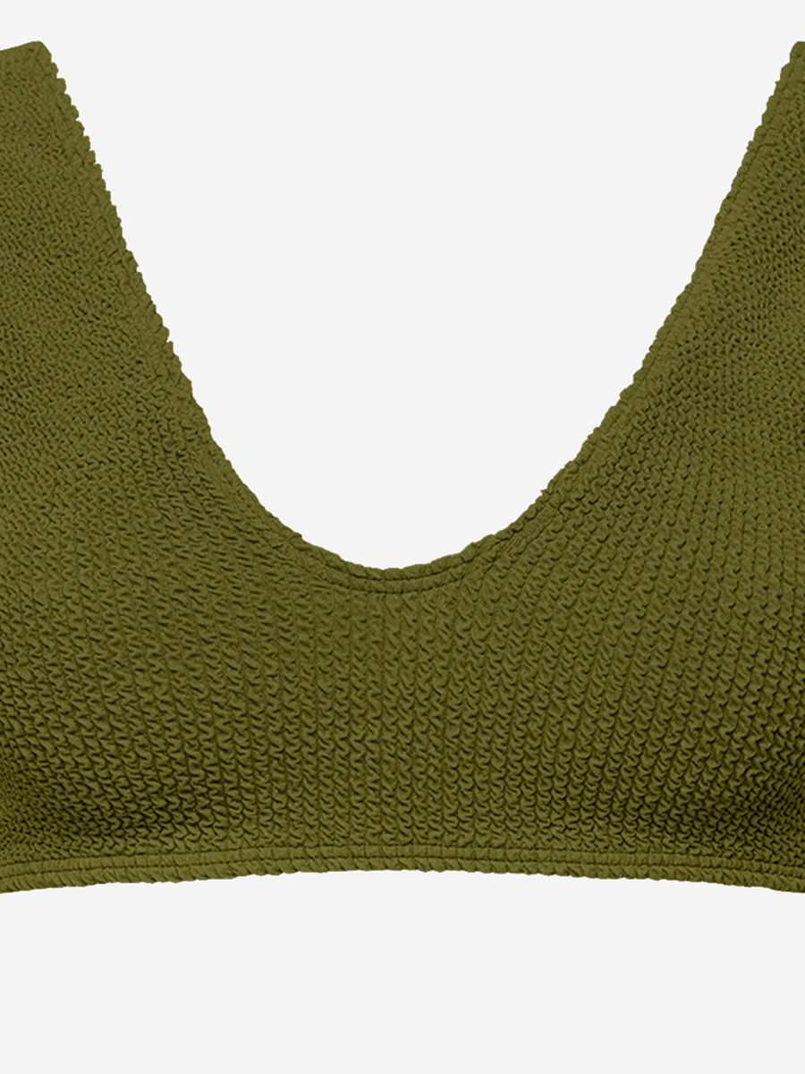 Bikini Noa Khaki Polyester Swimwear