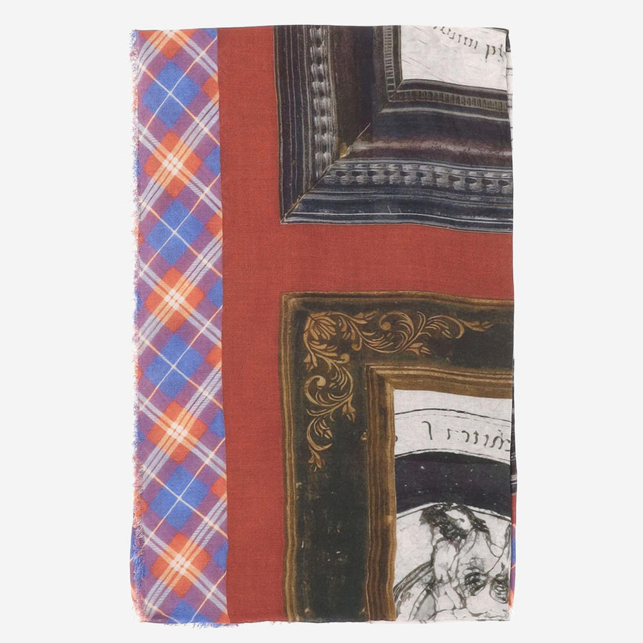 Scarf Astral Modal And Cashmere Multicolour