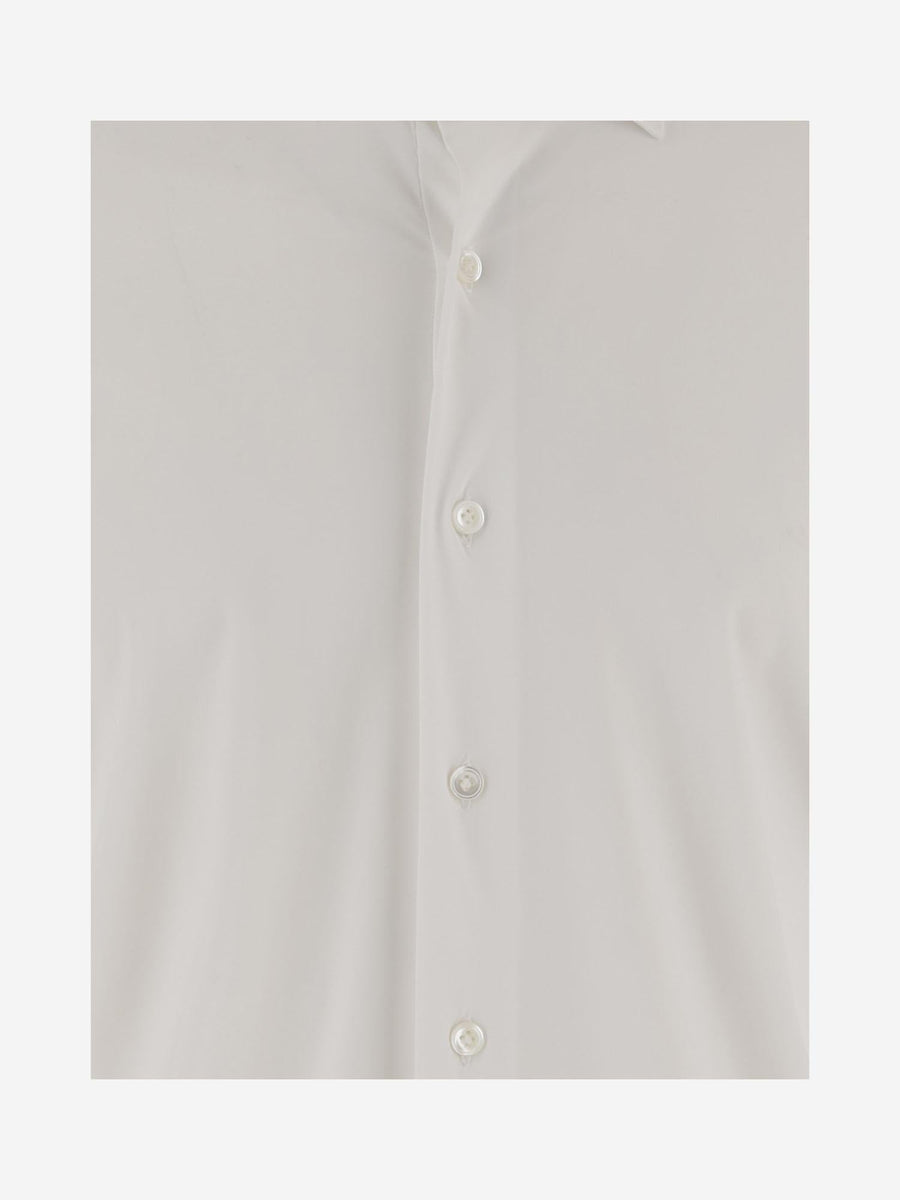 Shirt Stretch Jersey White Nylon