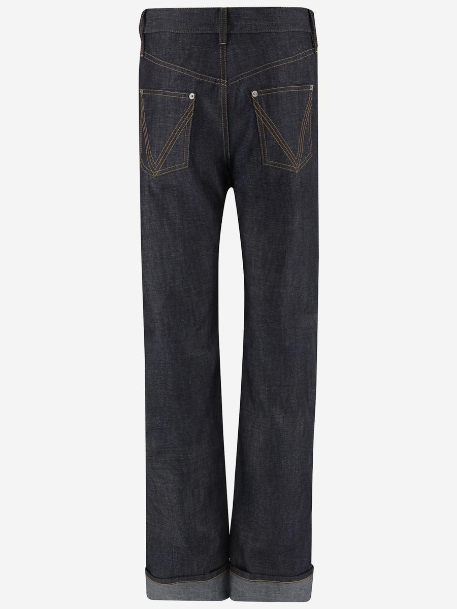 Cotton Jeans Dark Grey
