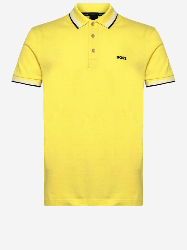 Polo Shirt Cotton Piqué Yellow