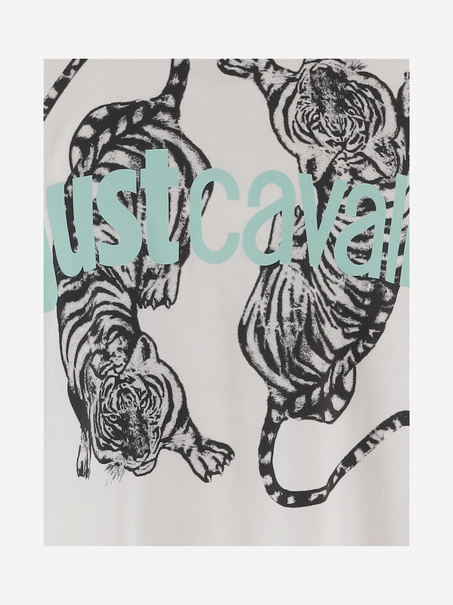 Cotton T-Shirt With Print White T-shirts