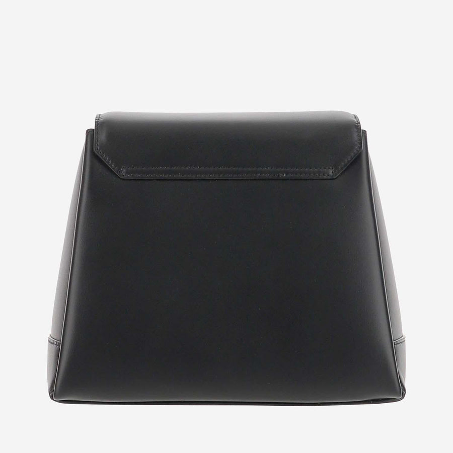 Leather Shoulder Bag Black Calfskin