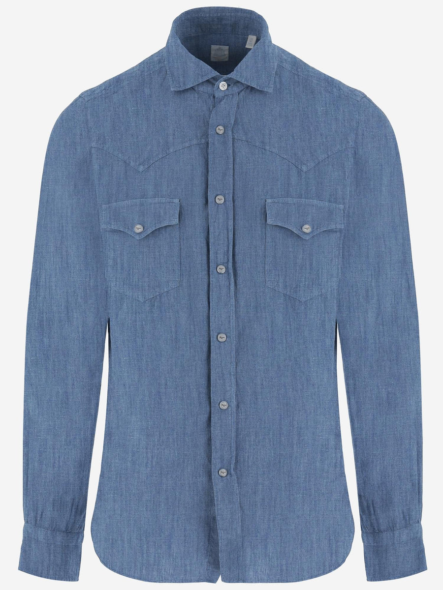 Shirt Cotton-Linen Denim