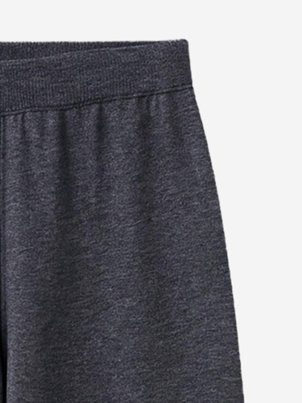 Jogging Pants Olia Wool-Blend Grey Trousers