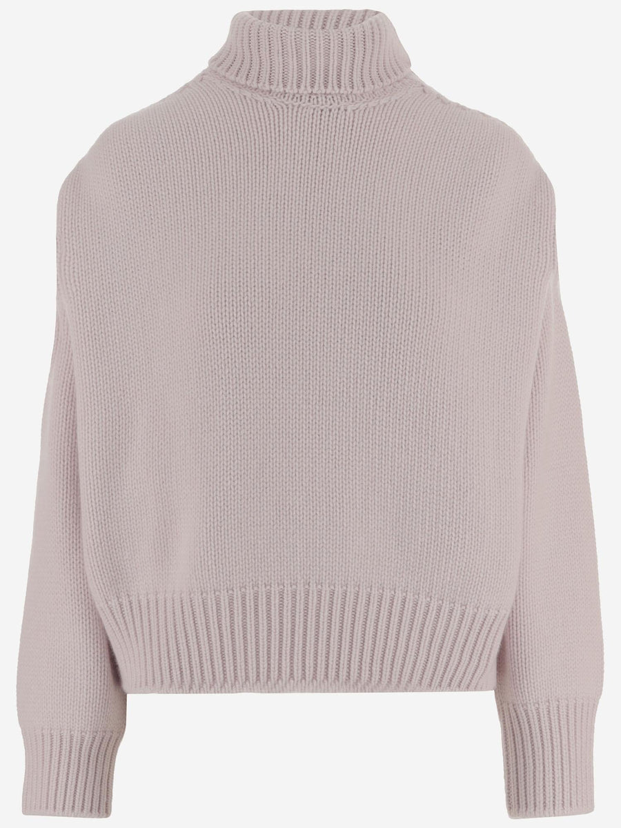 Cashmere Turtle Neck Sweater Pink