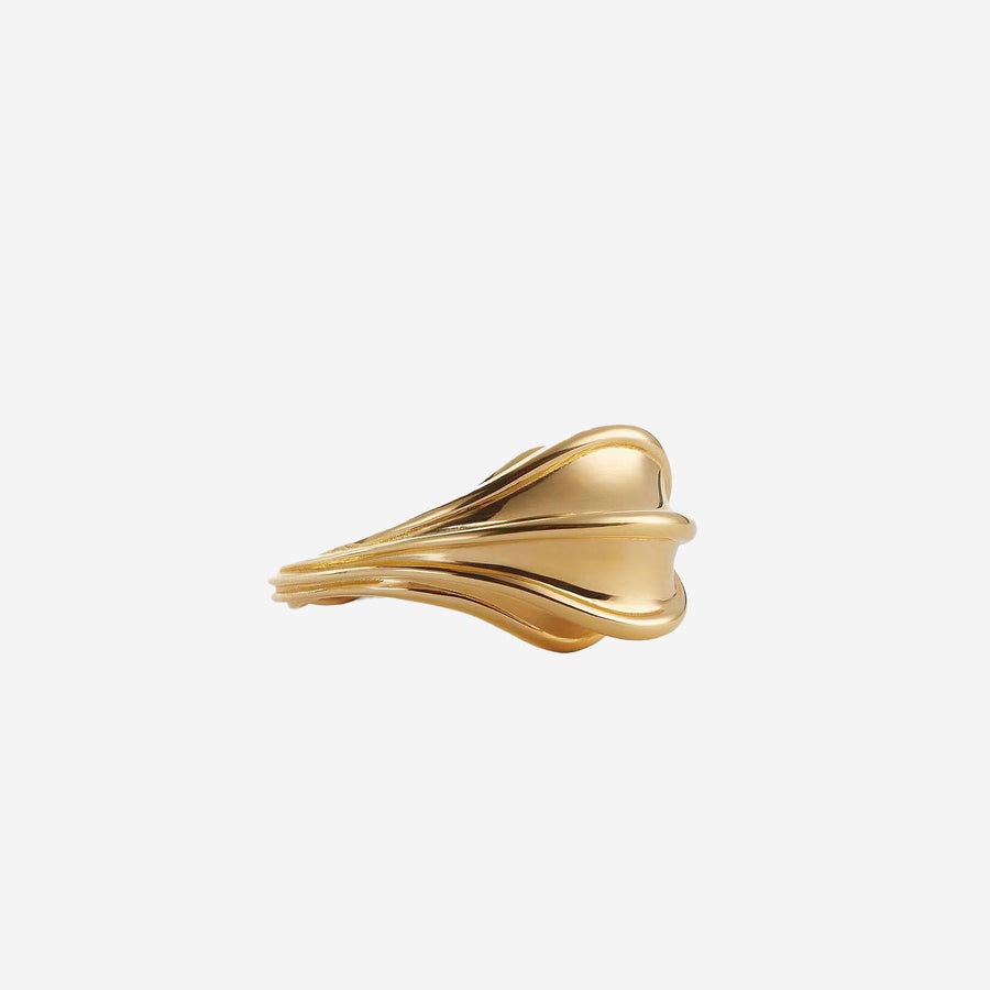 Drop Ring 18k Gold Finish Golden