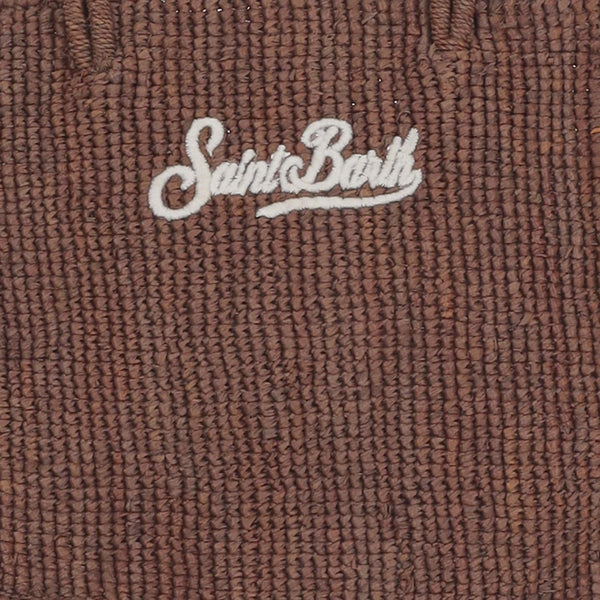 Raffia Handbag Brown Handbags