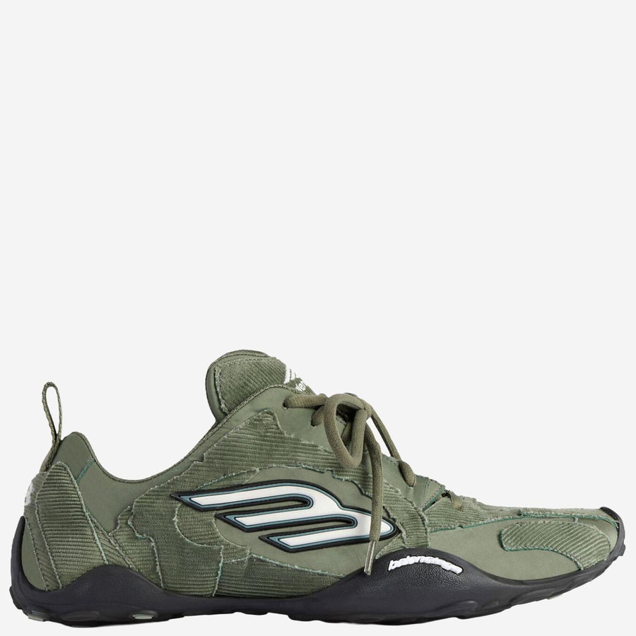 Ultra Sneakers Green Upper: Cotton Trainers
