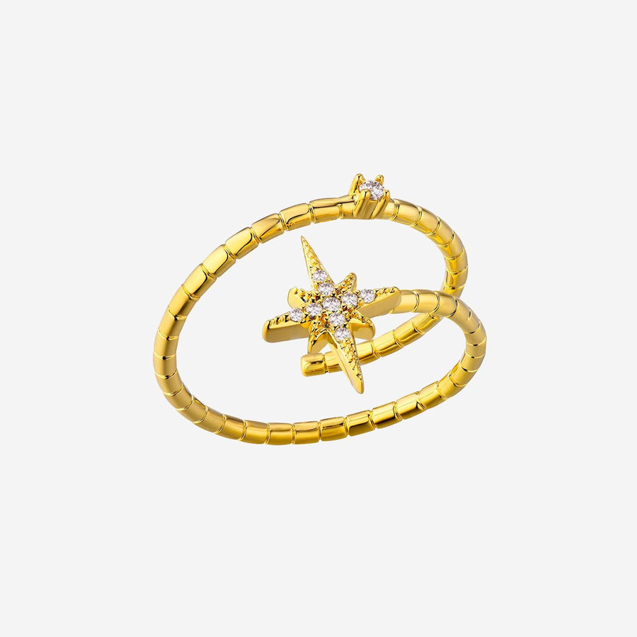Ring Diwali Hoops Gold Brass