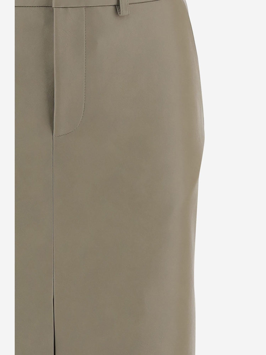 Skirt Nylon Beige Polyurethane