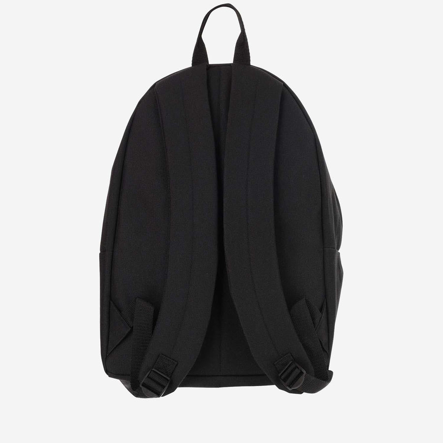 Technical Fabric Backpack With Logo Black Polyester Backpacks