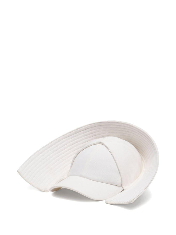 Hat White Cotton