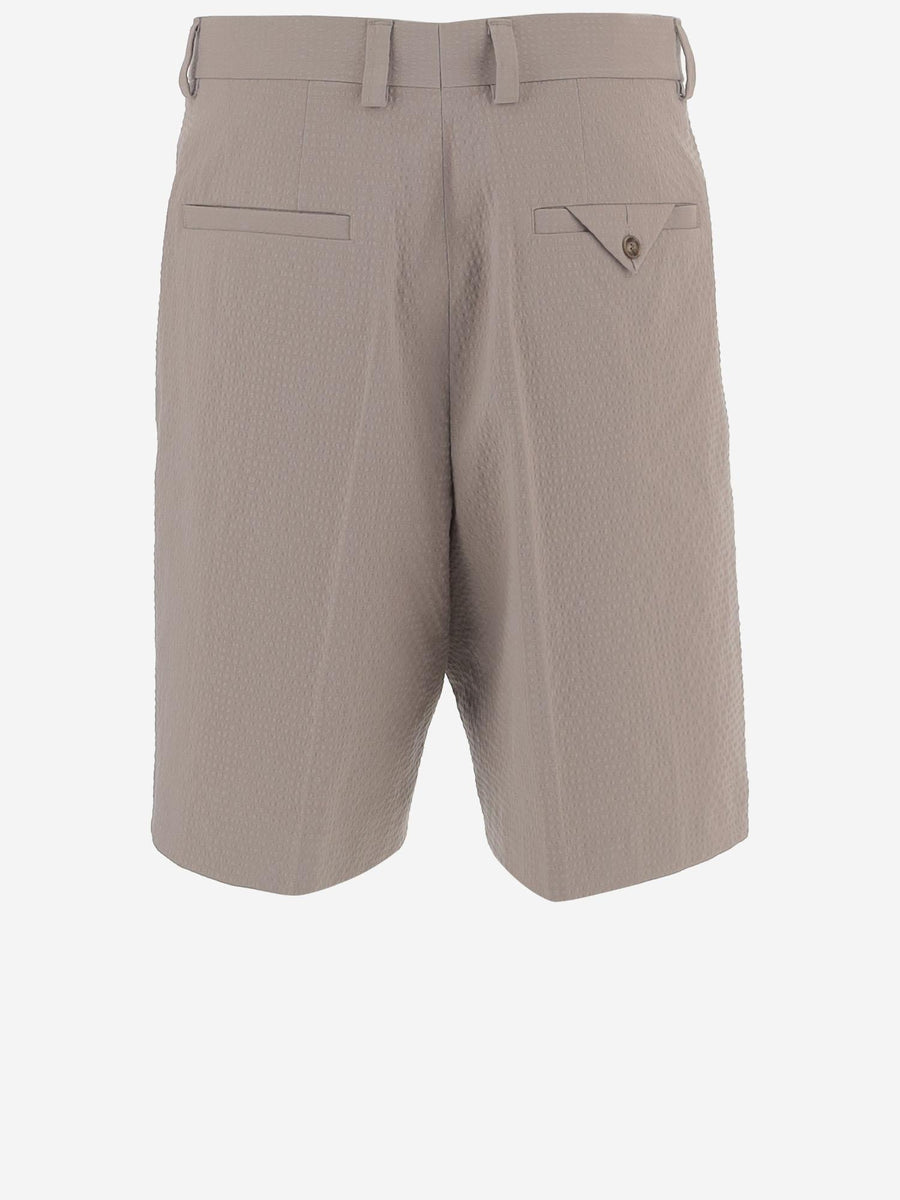 Shorts Stretch Cotton Beige