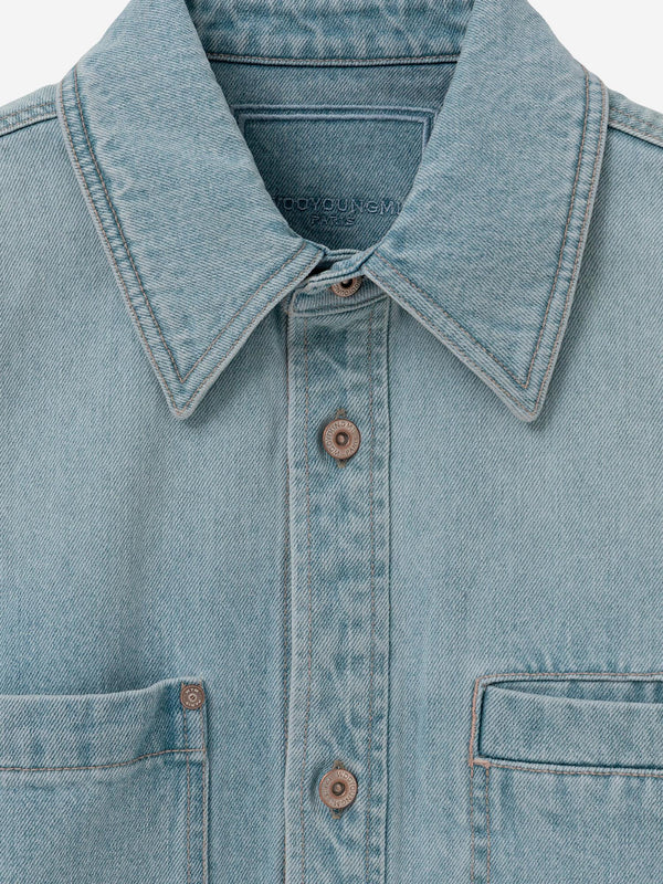 Cotton Shirt Denim Blue