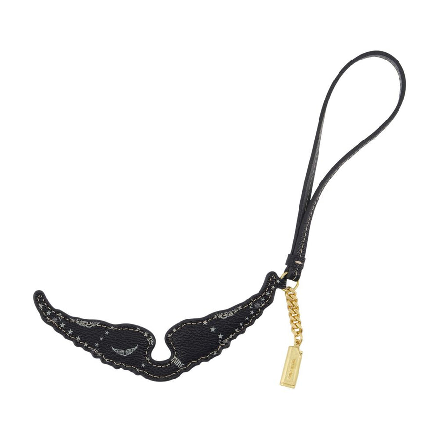 Z-Wings Keychain - Zadig & Voltaire Synthetic Black Accessories / Keychains