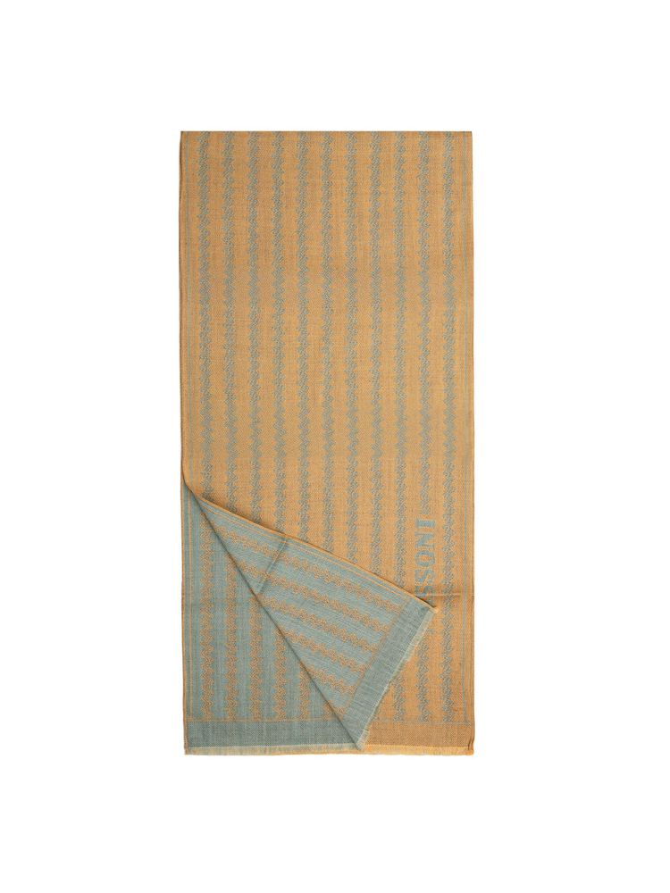 Missoni 100% Wool scarf in mustard