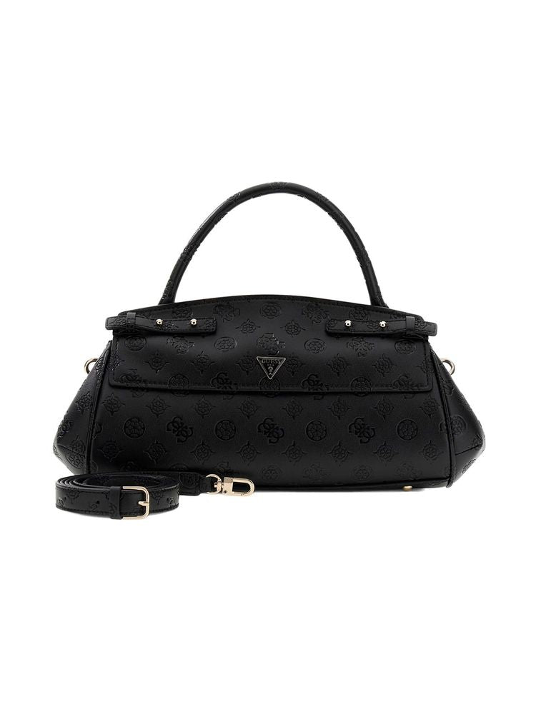 Guess 100% Polyurethane top handle bag in black