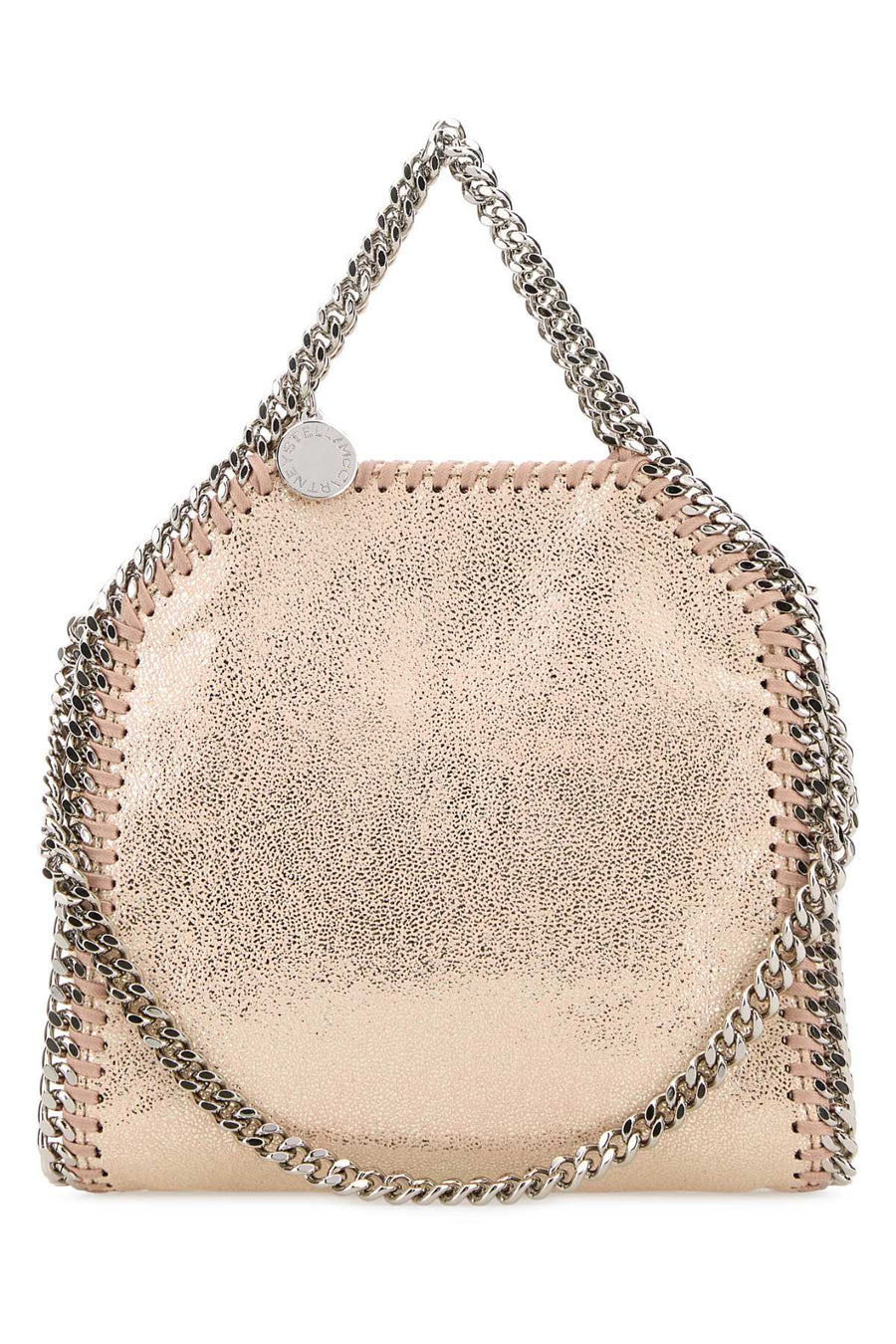 Pastel Pink Shaggy Deer Micro Falabella Handbag Shellpink Borse A Mano
