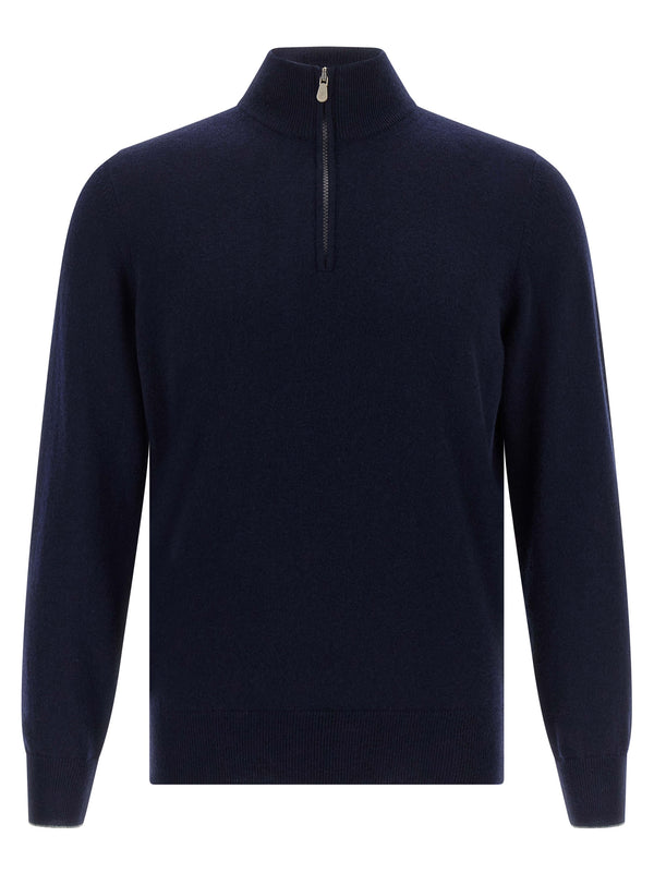 Brunello Cucinelli Pure cashmere cardigan in navy