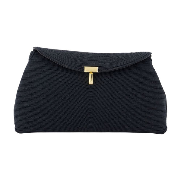 Toteme Canvas clutch in black