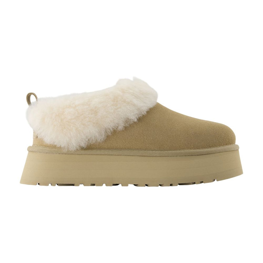 Tazzelle Boots - Ugg Leather Beige Calfskin Shoes /