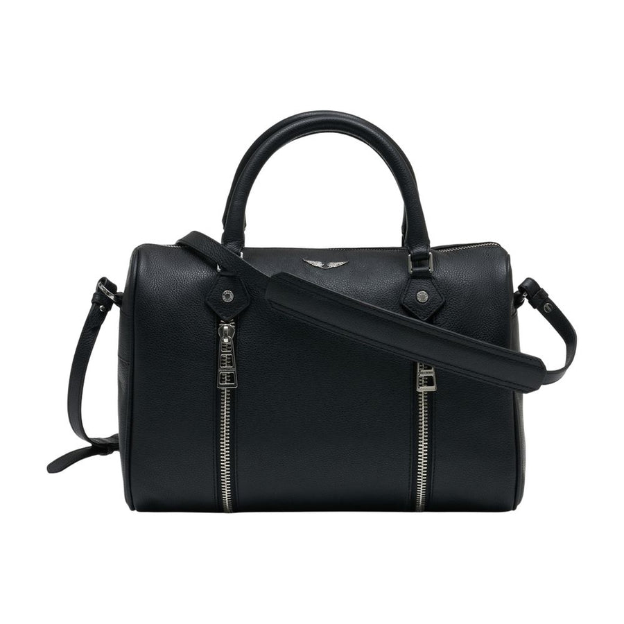 Zadig & Voltaire Calfskin shoulder bag in black